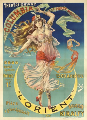 LOrient Art Nouveau Poster